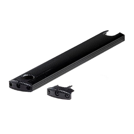 Stromberg Carlson BLACK ALUMINUM TREAD (EASY REPLACEMENT) W/END CAPS & SCREWS 8540-NTB